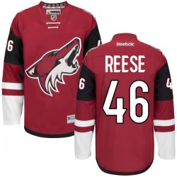 Dylan Reese Arizona Coyotes Reebok Authentic Maroon Home Jersey
