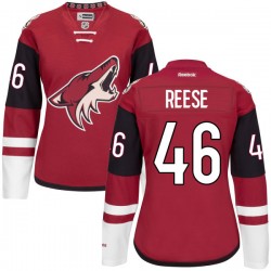 Women's Dylan Reese Arizona Coyotes Reebok Authentic Maroon Home Jersey