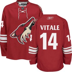 Joe Vitale Arizona Coyotes Reebok Authentic Red Burgundy Home Jersey