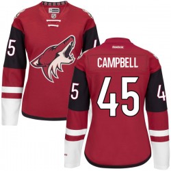 Women's Andrew Campbell Arizona Coyotes Reebok Premier Maroon Home Jersey