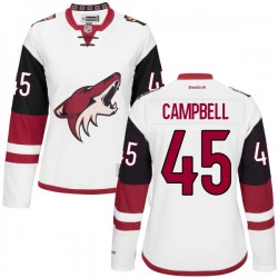Women's Andrew Campbell Arizona Coyotes Reebok Premier White Away Jersey