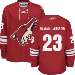 Oliver Ekman-Larsson Arizona Coyotes Reebok Authentic Red Burgundy Home Jersey