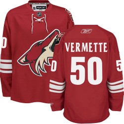 Antoine Vermette Arizona Coyotes Reebok Premier Red Burgundy Home Jersey