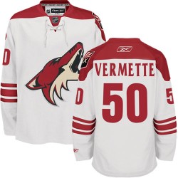 Antoine Vermette Arizona Coyotes Reebok Premier White Away Jersey