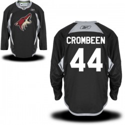 B.j. Crombeen Arizona Coyotes Reebok Premier Black Practice Alternate Jersey