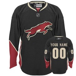 Reebok Arizona Coyotes Women's Customized Authentic Black Third Jersey