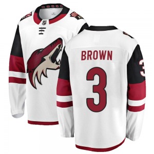 Josh Brown Arizona Coyotes Fanatics Branded Breakaway White Away Jersey