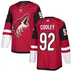 Logan Cooley Arizona Coyotes Adidas Authentic Maroon Home Jersey
