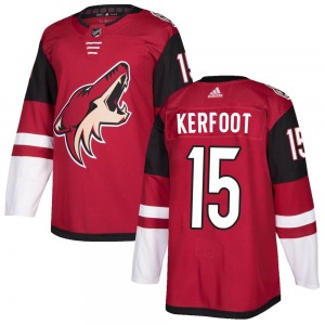 Alex Kerfoot Arizona Coyotes Adidas Authentic Maroon Home Jersey
