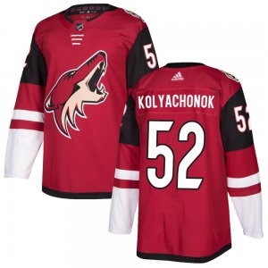 Vladislav Kolyachonok Arizona Coyotes Adidas Authentic Maroon Home Jersey