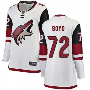Women's Travis Boyd Arizona Coyotes Fanatics Branded Breakaway White Away Jersey