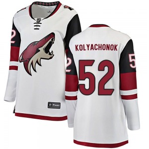 Women's Vladislav Kolyachonok Arizona Coyotes Fanatics Branded Breakaway White Away Jersey
