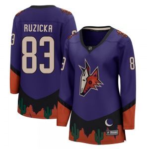 Women's Adam Ruzicka Arizona Coyotes Fanatics Branded Breakaway Purple 2020/21 Special Edition Jersey