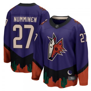 Teppo Numminen Arizona Coyotes Fanatics Branded Breakaway Purple 2020/21 Special Edition Jersey