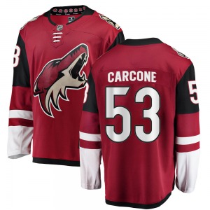 Michael Carcone Arizona Coyotes Fanatics Branded Breakaway Red Home Jersey