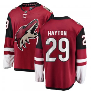 Barrett Hayton Arizona Coyotes Fanatics Branded Breakaway Red Home Jersey
