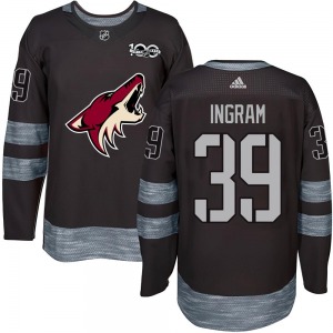 Youth Connor Ingram Arizona Coyotes Authentic Black 1917-2017 100th Anniversary Jersey