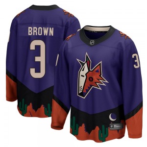 Youth Josh Brown Arizona Coyotes Fanatics Branded Breakaway Purple 2020/21 Special Edition Jersey