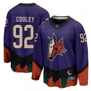 Youth Logan Cooley Arizona Coyotes Fanatics Branded Breakaway Purple 2020/21 Special Edition Jersey