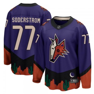 Youth Victor Soderstrom Arizona Coyotes Fanatics Branded Breakaway Purple 2020/21 Special Edition Jersey