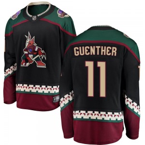 Youth Dylan Guenther Arizona Coyotes Fanatics Branded Breakaway Black Alternate Jersey
