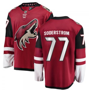 Youth Victor Soderstrom Arizona Coyotes Fanatics Branded Breakaway Red Home Jersey