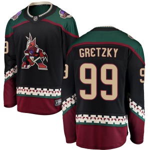 Wayne Gretzky Arizona Coyotes Fanatics Branded Breakaway Black Alternate Jersey
