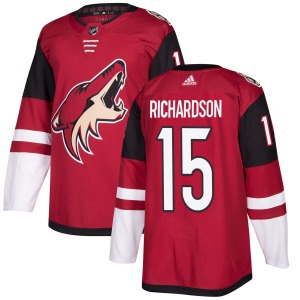 Brad Richardson Arizona Coyotes Adidas Authentic Maroon Jersey