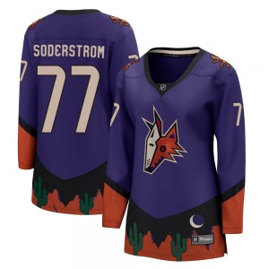 Women's Victor Soderstrom Arizona Coyotes Fanatics Branded Breakaway Purple 2020/21 Special Edition Jersey