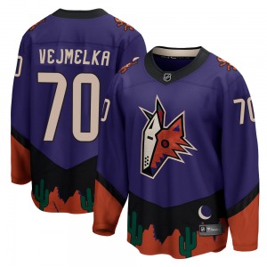 Youth Karel Vejmelka Arizona Coyotes Fanatics Branded Breakaway Purple 2020/21 Special Edition Jersey