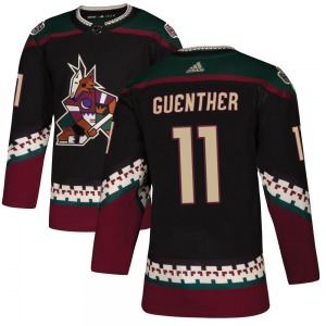 Women's Dylan Guenther Arizona Coyotes Adidas Authentic Black Alternate Jersey